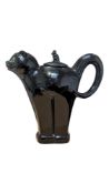 CARLTON WARE - 1970S VINTAGE CERAMIC CAT AND MOUSE NOVELTY TEAPOT