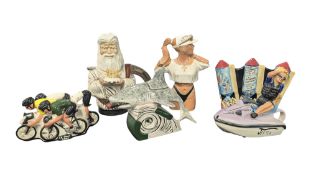 GARY SEYMOUR - COLLECTION OF CONTEMPORARY CERAMIC NOVELTY TEAPOTS