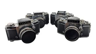 IHAGEE, GERMANY - FOUR VINTAGE EXAKTA VAREX IIA CAMERAS