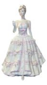COALPORT - LATE 20TH CENTURY SUMMER ROSE FINE BONE CHINA FIGURE