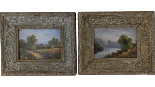 PAIR OF 19TH CENTURY ENGLISH LANDSCAPE STUDY