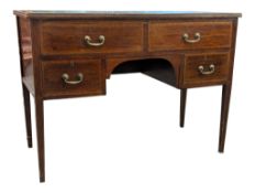 EDWARDIAN MAHOGANY WRITING DESK