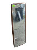 MID CENTURY 1970S ATOMIC TEAK WALL MIRROR