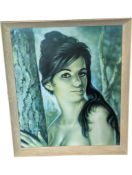 AFTER JOSEPH HENRY LYNCH (1911-1989) - TINA - RETRO MID CENTURY PORTRAIT PRINT