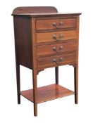 EARLY 20TH CENTURY MAHOGANY MUSIC CABINET