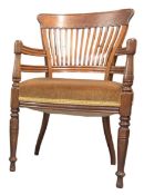 EARLY 20TH CENTURY FRENCH FAUTEUIL ARMCHAIR