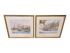 BRISTOL FRANK SHIPSIDES LTD EDITION PRINTS SIGNED