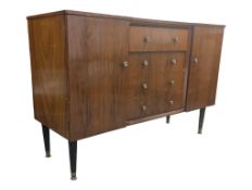 MID CENTURY 1960S WALNUT SIDEBOARD