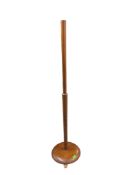 BRITISH MODERN DESIGN - RETRO MID CENTURY TEAK FLOOR STANDING LAMP