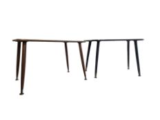 BRITISH MODERN DESIGN - TWO RETRO MID CENTURY COFFEE TABLES