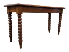 19TH CENTURY CARVED OAK COFFEE TABLE