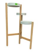 BRITISH MODERN DESIGN - CONTEMPORARY THREE TIER PLANT STAND