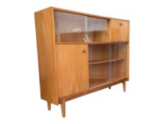 NATHAN FURNITURE - VINTAGE MID CENTURY TEAK BOOKCASE