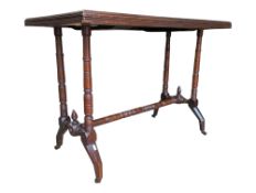 EARLY 20TH CENTURY MAHOGANY WRITING TABLE DESK