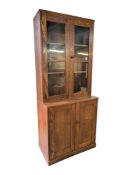 EARLY 20TH CENTURY OAK LIBRARY BOOKCASE