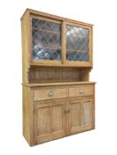 19TH CENTURY VICTORIAN PINE KITCHEN DRESSER