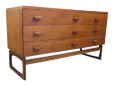 G-PLAN FURNITURE - RETRO MID CENTURY TEAK QUADRILLE SIDEBOARD CREDENZA