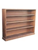 VINTAGE 20TH CENTURY MAHOGANY OPEN WINDOW BOOKCASE