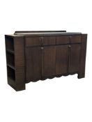 VINTAGE 20TH CENTURY ART DECO STYLE SIDEBOARD / CABINET