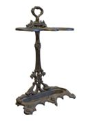 VICTORIAN 19TH CENTURY CAST IRON STICK UMBRELLA HALL STAND