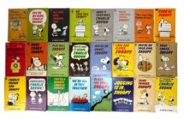 SCHULZ, CHARLES: 1968-87 COLLECTION OF SNOOPY & CHARLIE BROWN PAPERBACKS, ILLUSTRATED