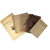 SIGNED POETRY BOOKS FROM THE 20TH CENTURY- 1911-39 TO INCLUDE D. S. SAVAGE, BERTRAM DOBELL, ETC.