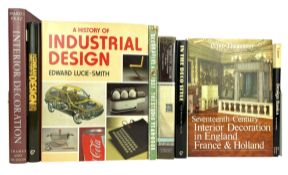 DESIGN AND INTERIORS - COLLECTION OF ILLUSTRATED ART BOOKS ON DESIGN & INTERIOR DECORATION