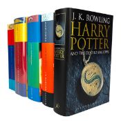 ROWLING, J. K. - FIVE FIRST EDITION HARRY POTTER BOOKS
