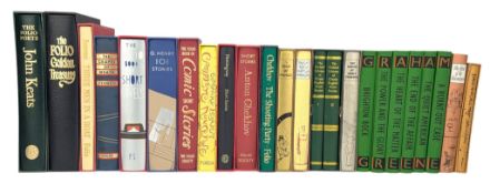 A COLLECTION OF FOLIO SOCIETY BOOKS, TO INCLUDE MODERN LITERATURE, SHORT STORIES, POETRY ETC.