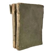 PINDAR, PETER: 1792-3 THE WORKS OF PETER PINDAR, ESQ - TWO VOLUMES