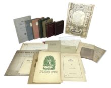 DE LA MARE, WALTER - LARGE COLLECTION OF POETRY PAMPHLETS - SIGNED, LIMITED EDITIONS
