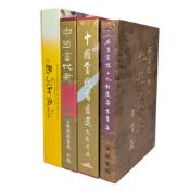 SHI JINGYI - 1988-2006 CHINESE CONTEMPORARY CALIGRAPHY AND PAINTING - THREE REFERENCE BOOKS