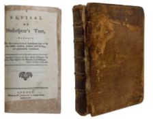 HEATH, BENJAMIN - 1765 A REVISAL OF SHAKESPEAR'S TEXT, FIRST EDITION