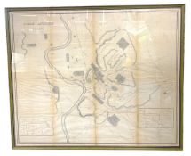 COOKESLEY, REV. W. G. - 1851 MAP OF ANCIENT ROME, 