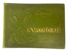 KRAEMER, HANS - 1911 IL SECOLO XIX DESCRITTO ED ILLUSTRATO, FIRST ITALIAN EDITION