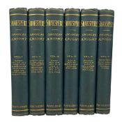 SHAKESPEARE, WILLIAM - 1890 6VOL THE WORKS OF SHAKSPERE