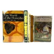 BEE-KEEPING - A COLLECTION OF BOOKS ON BEE KEEPING, INC. FIRST EDITIONS, ILLUSTRATED WORKS ETC.