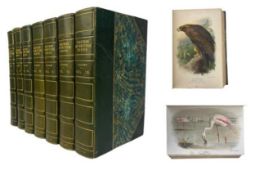 LORD LILFORD: 1885-1897 COLOURED FIGURES OF THE BIRDS OF THE BRITISH ISLANDS, BICKERS BINDING