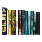 A COLLECTION OF 12 SIGNED MODERN FIRST EDITIONS - TO INC. ANDY MCNAB, EOIN COLFER, DOUGLAS HURD ETC.