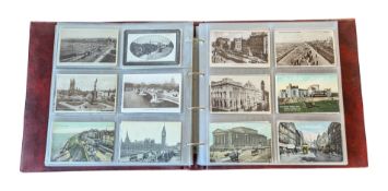EARLY TO MID 20TH CENTURY BRITISH STREET SCENE POSTCARD COLLECTION