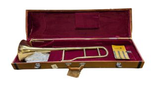 MUSICAL INSTRUMENT - LATE 20TH CENTURY CASED LARK TROMBONE M4023