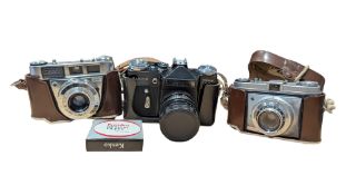 COLLECTION OF LATE 20TH CENTURY VINTAGE FILM SLR CAMERAS