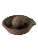 PHIL ROGERS X RHAYADER POTTERY - 20TH CENTURY STUDIO ART POTTERY LEMON SQUEEZER