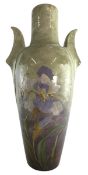 DELPHIN MASSIER - FRENCH ART DECO BALUSTER POTTERY VASE