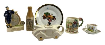 COLLECTION OF ENGLISH CERAMICS INCLUDING CROWN DEVON DAISY BELL MUSIC MUG