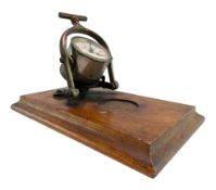 EARLY 20TH CENTURY ENGLISH THE FACILE TIME STAMP WATCH