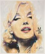 AFTER SIFNEY MAURER - STRAIGHT AHEAD - LIMITED EDITION SIGNED GOUTTELETTE PRINT