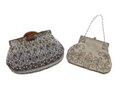 TWO VINTAGE 20TH CENTURY PURSES