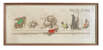 AFTER BORIS KLEIN (FRENCH) - DIRTY DOGS OF PARIS ETCHING