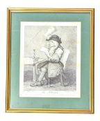 WILLIAM HOGARTH - AN 18TH CENTURY ENGRAVING 